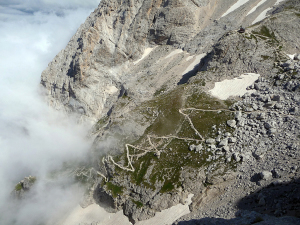 Una suggestiva e panoramica immagine del Rifugio Framchetti sul Gran Sasso