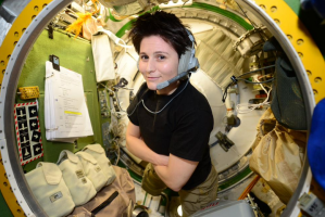 Samantha Cristoforetti nella Stazione Spaziale Internazionale