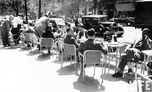 Il Caffè Strega di Via Veneto alla fine degli anni cinquanta