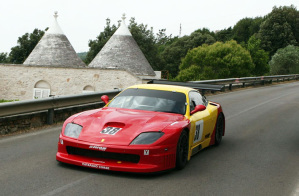 Piero Nappi (Ferrari 550) vincitore nella 