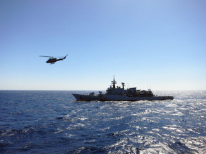 Nave Grecale della nostra Marina Militare