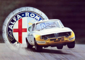 Arografia su tela, Alfa GTA 1300 Junior