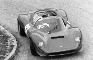 Gunther “bobby” Klass, alla Trento-Bondone del 1967, con la Ferrari Dino 206. In quella edizione si classificò 4° alle spalle dell'Abarth di Peter Schetty 