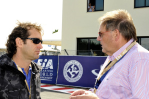 Jarno Trulli e Kees Van de Grint, vice presidente Cik-Fia