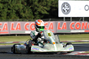 Il danese Nicklas Nielsen (Tony Kart-Vortex-Vega)