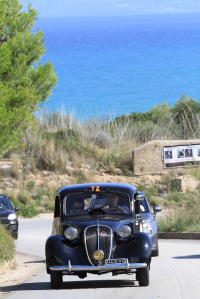 In azione la Fiat 508 dell'equipaggio Moceri-Bonetti