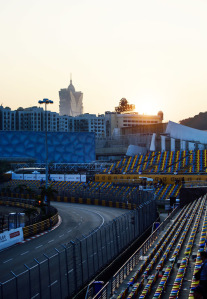 Una immagine suggestiva del circuito di Macao, in Cina, ex-protettorato portoghese