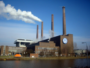 La fabbrica della Volkswagen a Wolfsburg