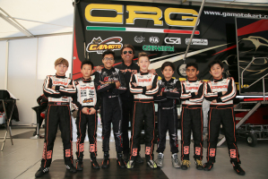 La squadra di Gamoto Racing Team alla WSK Final Cup © Cunaphoto