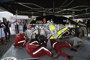 Il parco assistenza del Rally del Ciocco per la Procar Motorsport