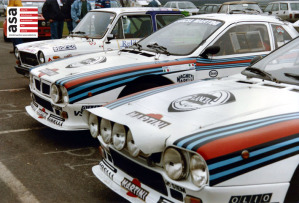 Il glorioso marchio Lancia abbinato ai colori della Martini è stato uno status simbol delle competizioni internazionali