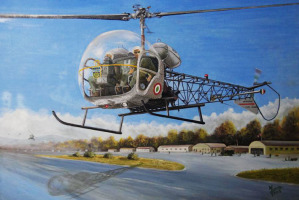 Ercole Furia, elicottero Agusta-Bell AB47