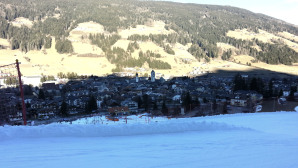 Una suggestiva immagine dell'abitato di San candido dal monte Baranci © massimo manfregola/masman