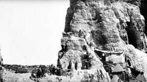 Il passo della Sentinella (2.717 metri) presiliato dalle truppe italiane nell'estate del 1916